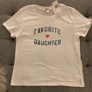 Favorite Daughter Sub_Urban Riot White Tee NWT